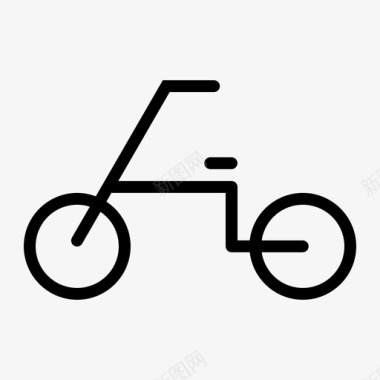 自行车开车骑车图标