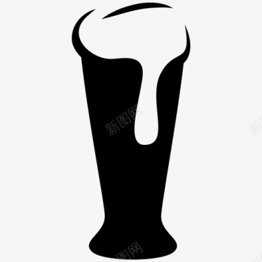啤酒品脱啤酒一杯啤酒图标