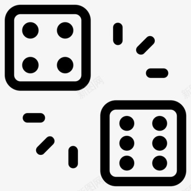 机会赌场骰子4图标