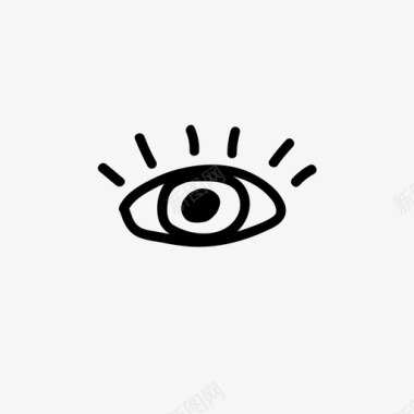 眼睛视觉感官图标