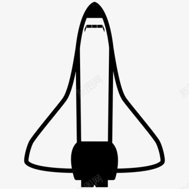 航天飞机美国宇航局火箭图标