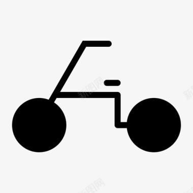 自行车开车骑车图标