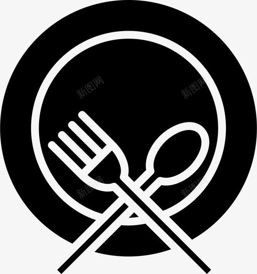 餐具叉子厨房包svg_新图网 https://ixintu.com 厨房 餐具 叉子 包厨房 工具 盘子 勺子