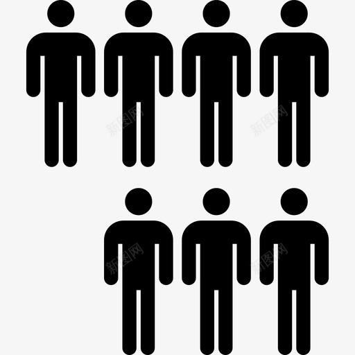 七个人项目会议svg_新图网 https://ixintu.com 信息 七个 个人 图形 项目 会议 分组 收集 数据 团队 字形