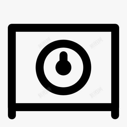 保险箱钢制svg_新图网 https://ixintu.com 保险箱 钢制