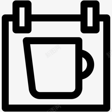 咖啡咖啡机咖啡混合物图标