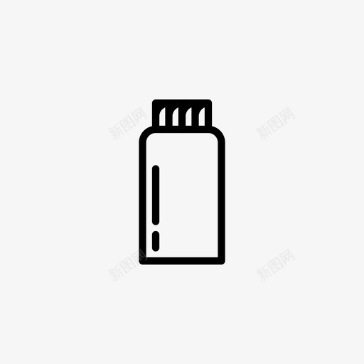 瓶护发素容器svg_新图网 https://ixintu.com 护发素 容器 奶油 美容 乳液 洗发水 风格 造型