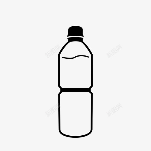 瓶子饮料起泡器svg_新图网 https://ixintu.com 饮料 瓶子 起泡 消费 水合物 水瓶