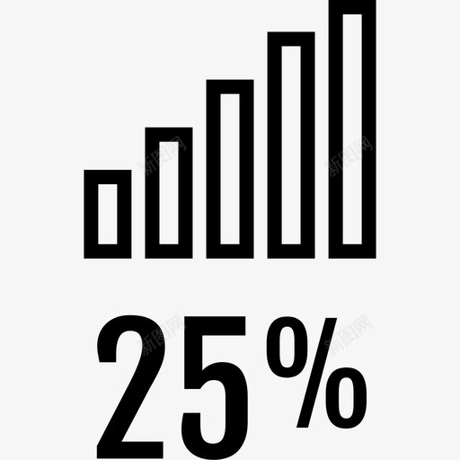 百分之二十五信息图表3svg_新图网 https://ixintu.com 百分之 二十五 信息 图表