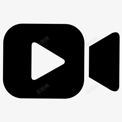 视频表演演员svg_新图网 https://ixintu.com 视频 电影 表演 演员 媒体 播放 文件