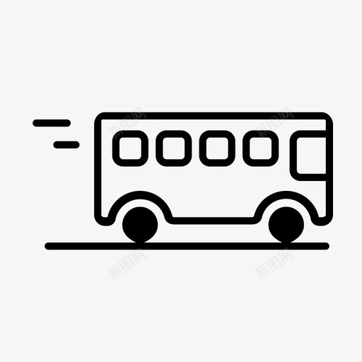 公共汽车卡车交通工具svg_新图网 https://ixintu.com 交通工具 公共汽车 公共 通勤 卡车 城市