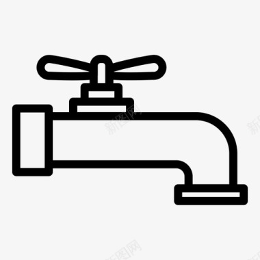 水龙头浴室饮水图标