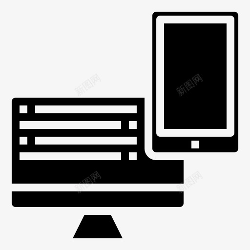 自适应手机电脑svg_新图网 https://ixintu.com 手机 自适 适应 电脑 接口 智能