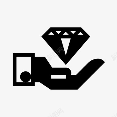 钻石珠宝保护图标