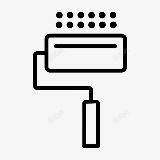 油漆辊刷子混合平面图标svg_新图网 https://ixintu.com 油漆 刷子 混合 平面 平面图 图标