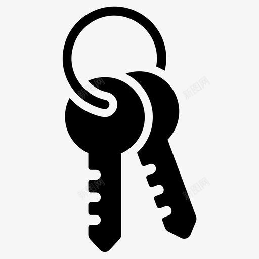 钥匙主钥匙保护svg_新图网 https://ixintu.com 钥匙 保护 安全 安保