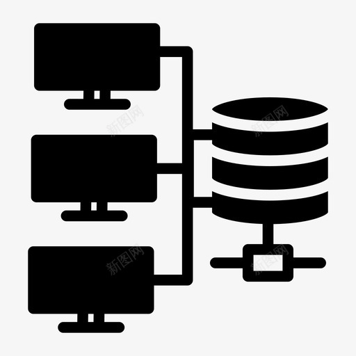 数据架构数据库流程图svg_新图网 https://ixintu.com 数据 架构 数据库 流程图 服务器 存储 数据管理