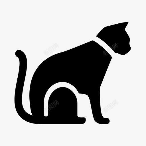 猫动物喵喵svg_新图网 https://ixintu.com 动物 猫喵 宠物