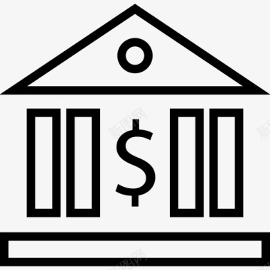 银行业务货币交易融资图标