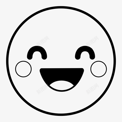 快乐表情表情符号搞笑svg_新图网 https://ixintu.com 表情 快乐 符号 搞笑 微笑