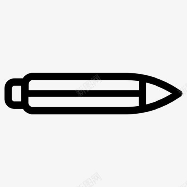 铅笔彩色铅笔写字图标