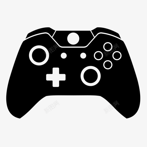 xbox控制器xbone视频游戏控制器svg_新图网 https://ixintu.com 控制器 游戏 视频 遥控器 设备