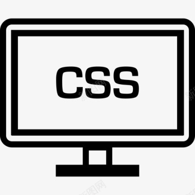 css监视器web开发图标