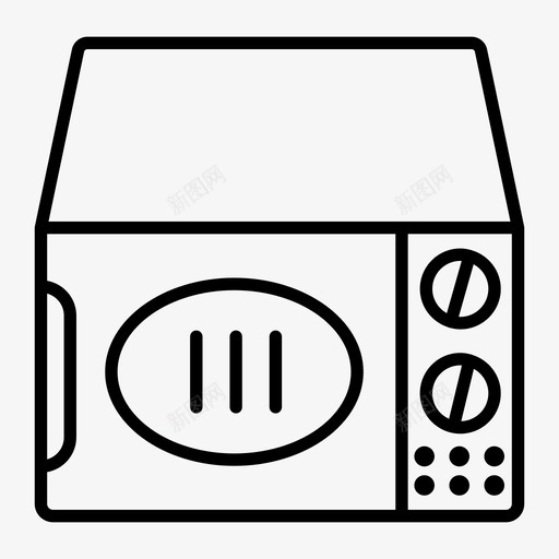 微波炉炉灶电子设备svg_新图网 https://ixintu.com 微波炉 炉灶 电子设备