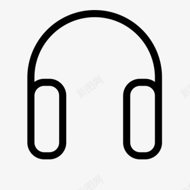 耳机耳朵耳罩图标