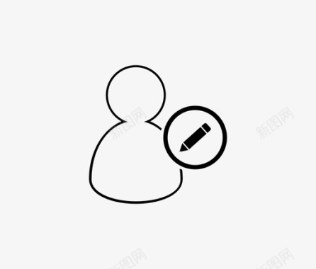用户编辑信息图标