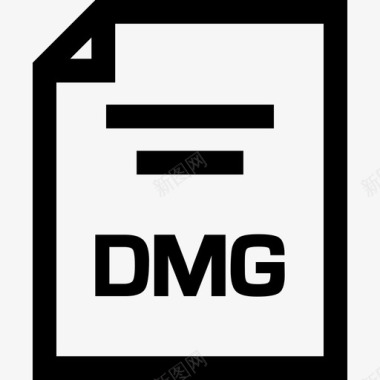 dmg文档扩展名文件名图标