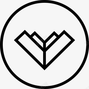 向下符号信号图标