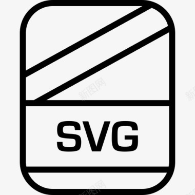 svg文档名扩展名图标