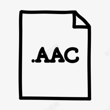 aac文件文档下载图标