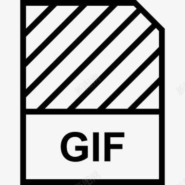 gif动画文件页面图标