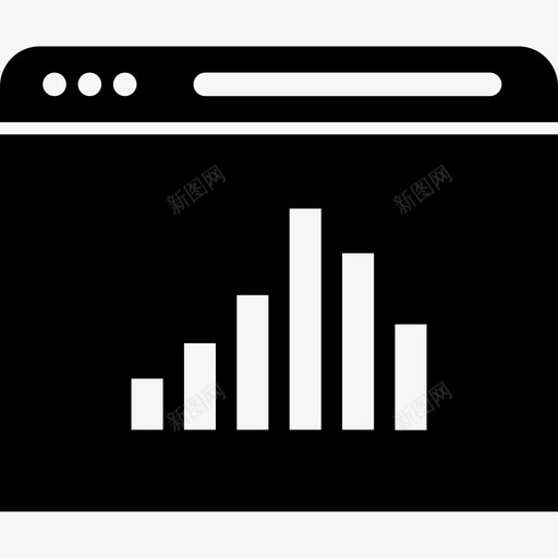 条形图网页浏览器搜索引擎优化svg_新图网 https://ixintu.com 条形图 网页 网页浏览 浏览器 搜索引擎 优化 在线 图形 数据 计算机 窗口