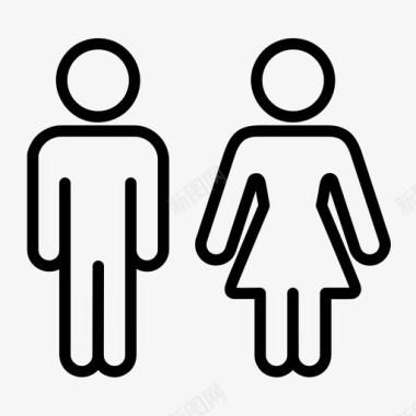 性别夫妻男女图标