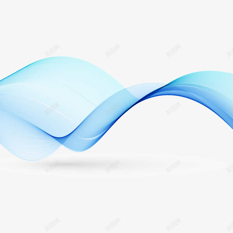 蓝色抽象波浪线条装饰壁纸png免抠素材_新图网 https://ixintu.com 蓝色 抽象 波浪 线条 装饰 壁纸