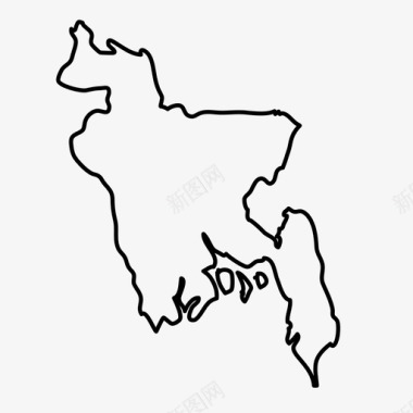 孟加拉国国家地理图标