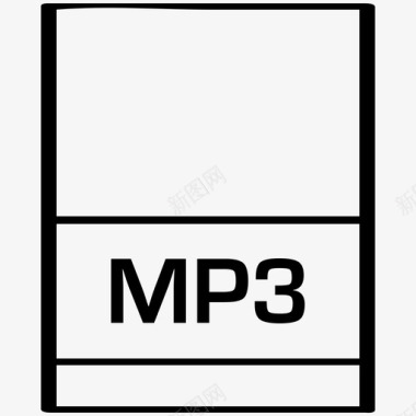mp3文件名3手绘图标