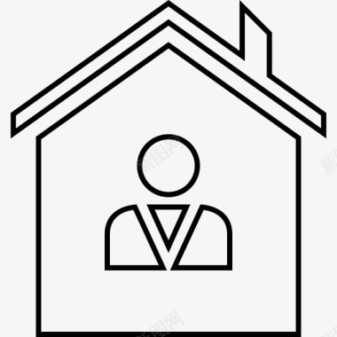 房地产代理住宅房屋图标