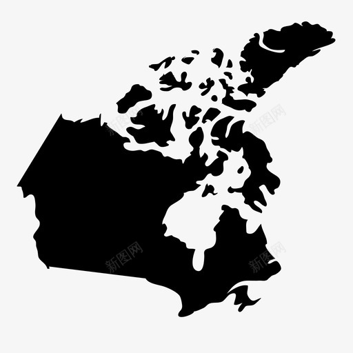 加拿大国家地理svg_新图网 https://ixintu.com 加拿大 国家 国家地理 地图