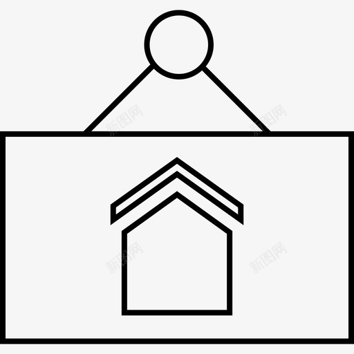 标牌图片照片svg_新图网 https://ixintu.com 标牌 房屋 旗帜 图片 照片 标识 购房 数据 房地产