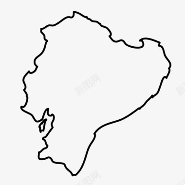 厄瓜多尔国家地理图标