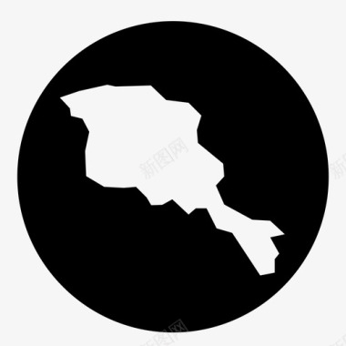 亚美尼亚亚洲国家图标