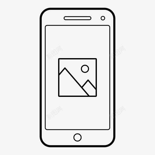 图像应用程序多媒体资料svg_新图网 https://ixintu.com 应用程序 智能 手机 图像 多媒体 资料 手机图片