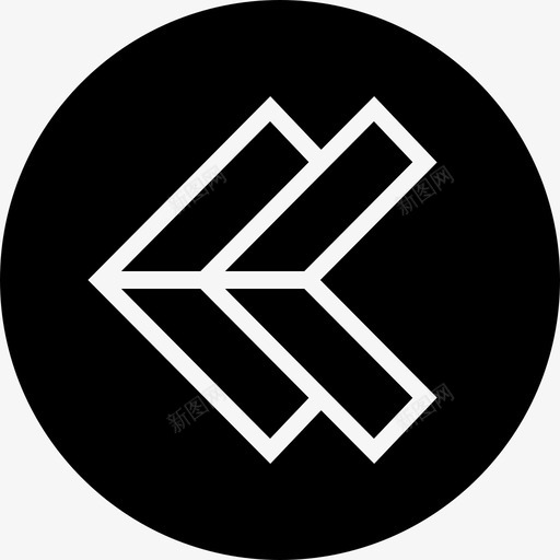 左指针打开svg_新图网 https://ixintu.com 箭头 指针 打开 图形 方向 占星术 分析 严重 字形