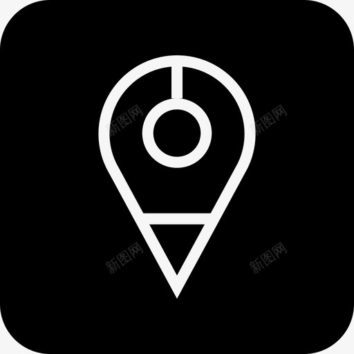 gps引脚gps导航4字形svg_新图网 https://ixintu.com 引脚 导航 字形