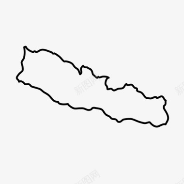 尼泊尔国家地理图标