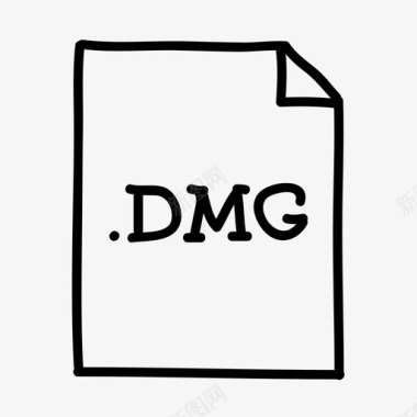 dmg文件文档安装图标